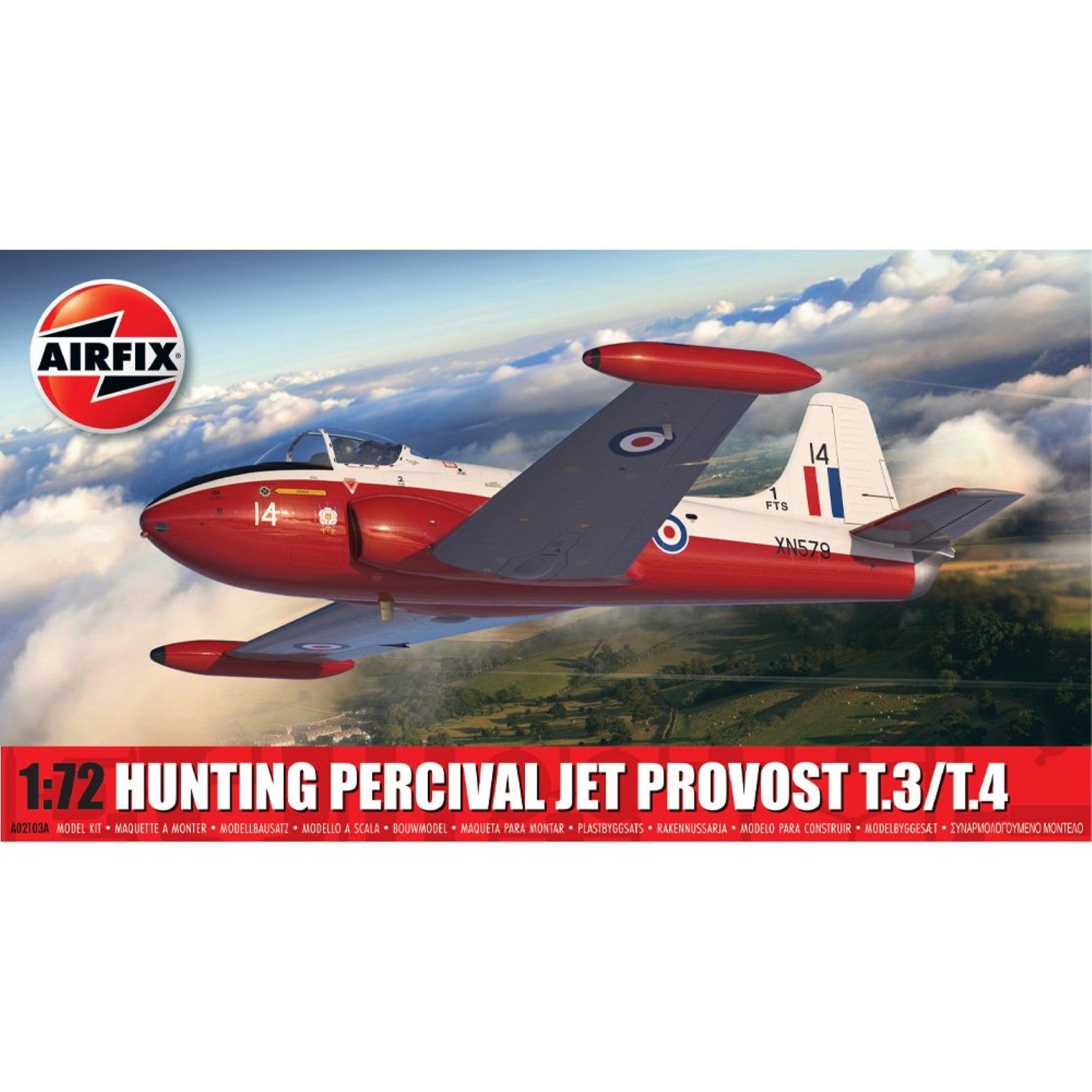 AIRFIX 1/72 HUNTING PERCIVAL JET PROVOST T.3/T.4